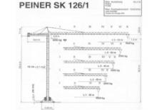 Věžové trolejové jeřáby s horní otočí Terex Peiner SK 126/1-Es-TS 19.1