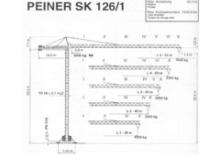 Věžové trolejové jeřáby s horní otočí Terex Peiner SK 126/1-Fs-TS 19.1