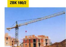 Věžové trolejové jeřáby s horní otočí Zeppelin ZBK 180/2-TS17-UWF60