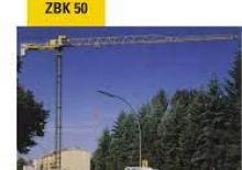 Věžové trolejové jeřáby s horní otočí Zeppelin ZBK 50-FKF38-TS13