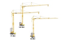 Věžové trolejové jeřáby se spodní otočí Liebherr 120 KR.1 (FU)