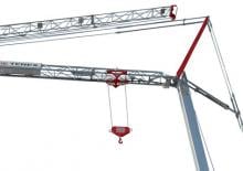 Věžové trolejové jeřáby se spodní otočí Terex Comedil (Zeppelin) CBR 24 Plus