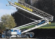Věžové trolejové jeřáby se spodní otočí Condecta E 2610 HD