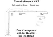 Věžové trolejové jeřáby se spodní otočí König K 43 T (2,3m) FU Hub