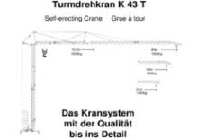 Věžové trolejové jeřáby se spodní otočí König K 43 T (2,3m)