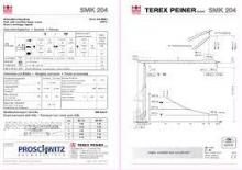 Věžové trolejové jeřáby se spodní otočí Terex Peiner SMK 204-2,95 m
