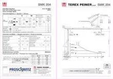 Věžové trolejové jeřáby se spodní otočí Terex Peiner SMK 204-2,95 m
