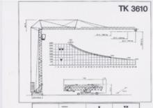 Věžové trolejové jeřáby se spodní otočí KSD TK  3610 (2,5 m)