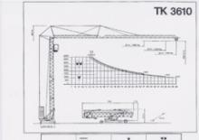 Věžové trolejové jeřáby se spodní otočí KSD TK  3610 (2,5 m)