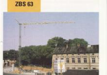 Věžové trolejové jeřáby se spodní otočí Zeppelin ZBS 63
