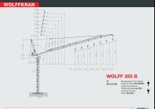 Věžové výkyvné jeřáby s horní otočí Wolffkran 355 B