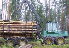 Vyvážecí traktory Timberjack 1110