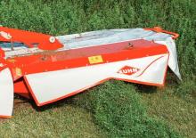 Zadní diskové žací lišty s kondicionérem Kuhn FC 243 R-GII