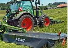 Zadní diskové žací lišty s kondicionérem Fendt Slicer 3160 TLX KC