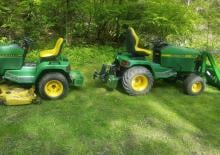 Zahradní traktory a ridery John Deere Z445